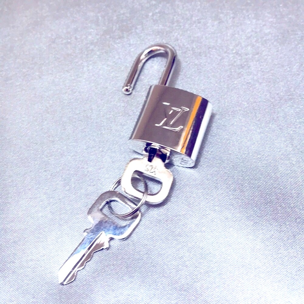 Louis Vuitton Authenticated Silver Padlock & Keys #315 & LV Gift Bag  NWOT